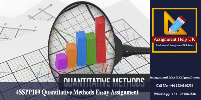 4SSPP109 Quantitative Methods Essay Assignment