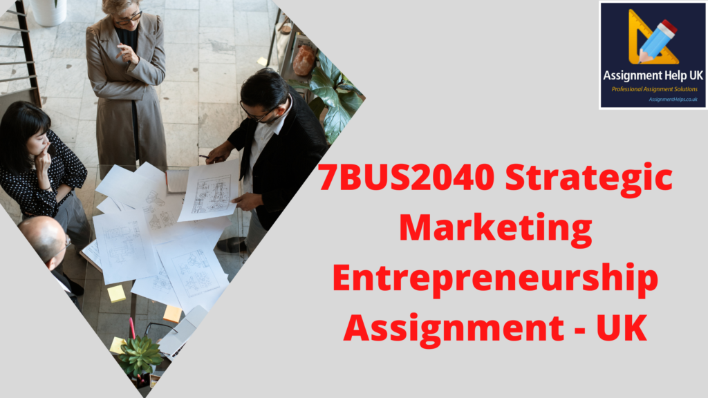 7BUS2040 Strategic Marketing Entrepreneurship Assignment 