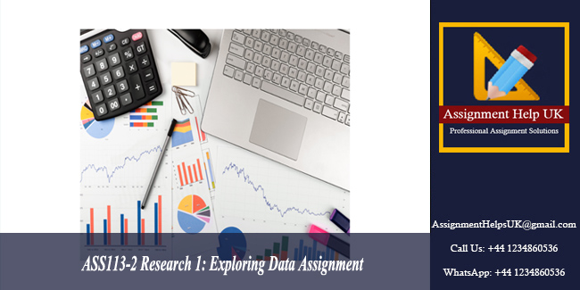 ASS113-2 Research 1: Exploring Data Assignment 