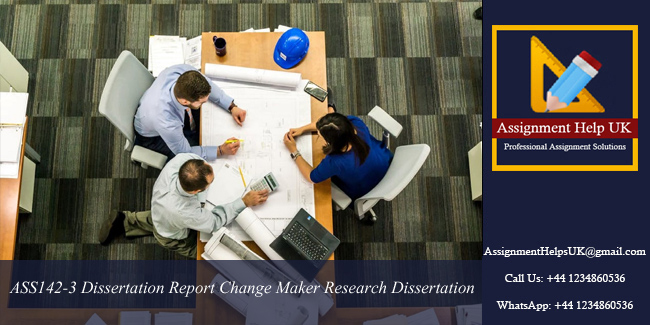 ASS142-3 Dissertation Report Change Maker Research Dissertation