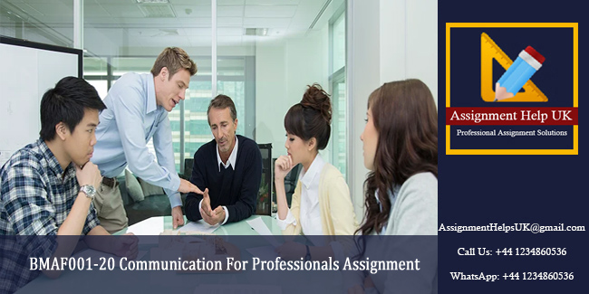 BMAF001-20 Communication For Professionals Assignment 