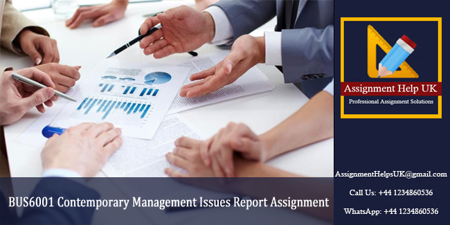 BUS6001 Contemporary Management Issues Report Assignment 