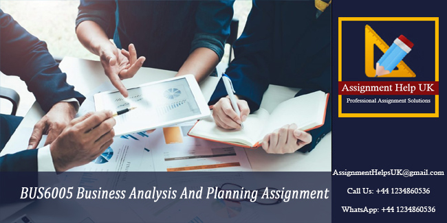 BUS6005 Business Analysis And Planning Assignment 