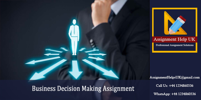 Learning outcomes assessed:  LO1: Demonstrate knowledge and understanding on key decision theories and principles and interpret different approach to business decision making processes.  LO2: Understand key sampling methods and basic statistical techniques in business contexts.  LO3: Evaluate and interpret results generated by data modelling and forecasting techniques including those provided by specialised statistical computer software.  LO4: Understand and justify the adoption of appropriate data modelling and fore casting techniques in business contexts and make informed and effective decisions.