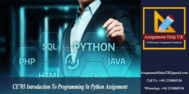 CE705 Introduction To Programming In Python Assignment 