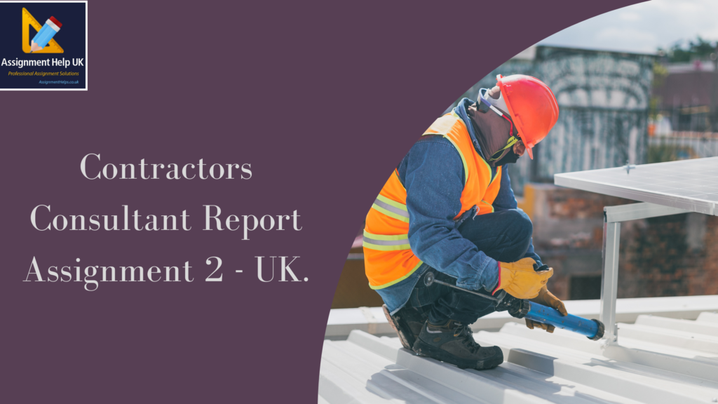 Contractors Consultant Report Assignment 2 