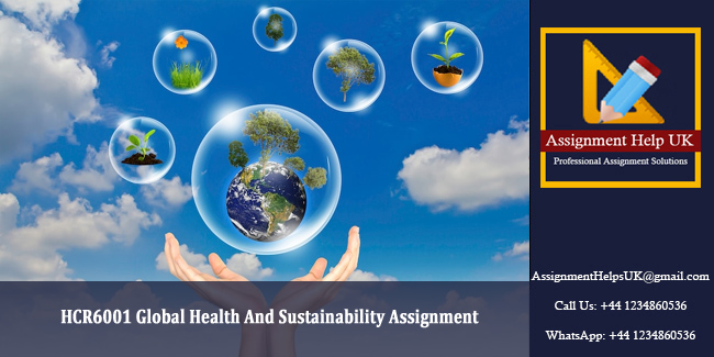 HCR6001 Global Health And Sustainability Assignment
