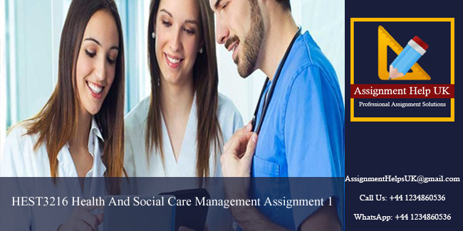 HEST3216 Health And Social Care Management Assignment 1
