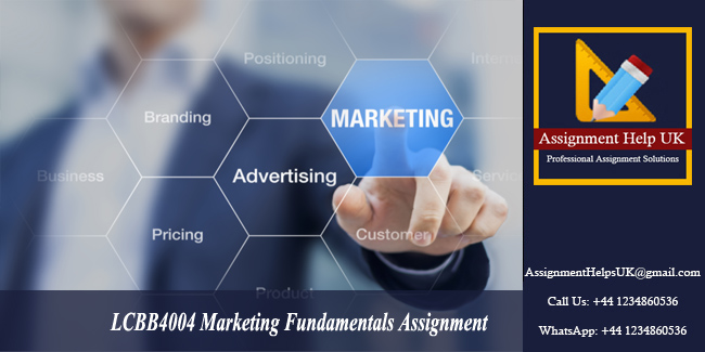 LCBB4004 Marketing Fundamentals Assignment 