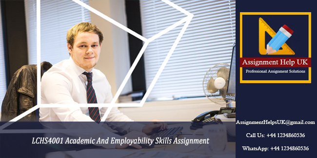 LCHS4001 Academic And Employability Skills Assignment