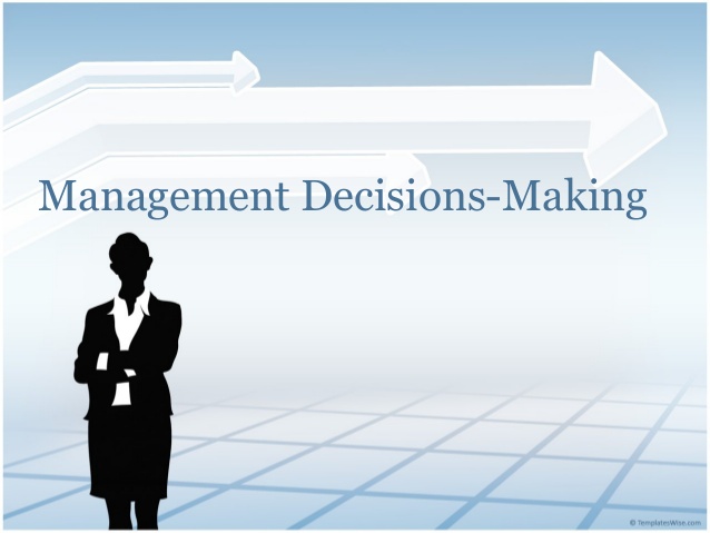 N201 Management Decision Making 