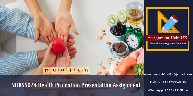 NURS5024 Health Promotion Presentation Assignment