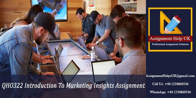 QHO322 Introduction To Marketing Insights Assignment