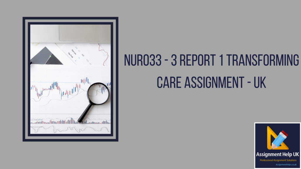 NUR033 - 3 Report 1 Transforming Care Assignment 